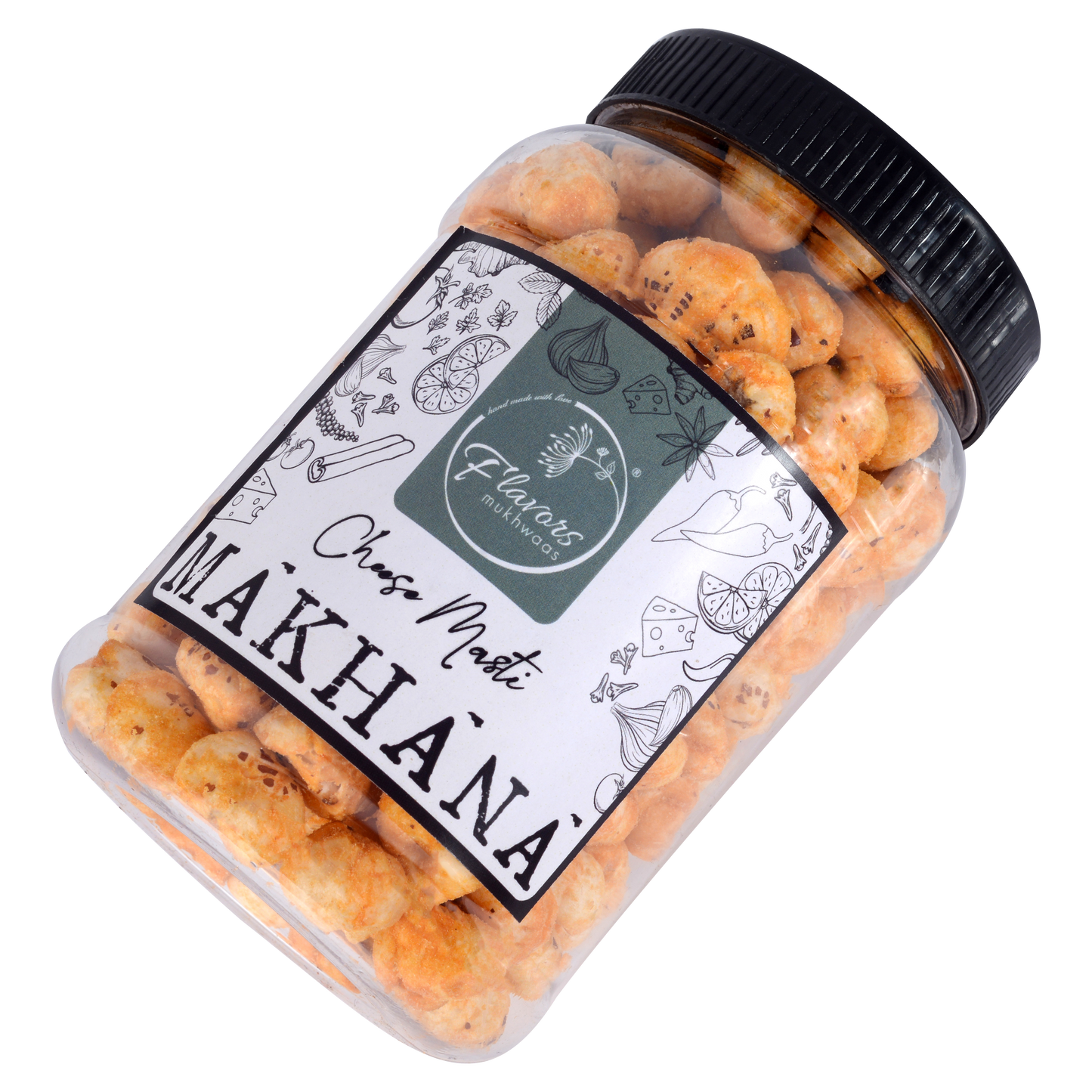 Cheese Masti Makhana (Fox Nuts) flavors mukhwaas