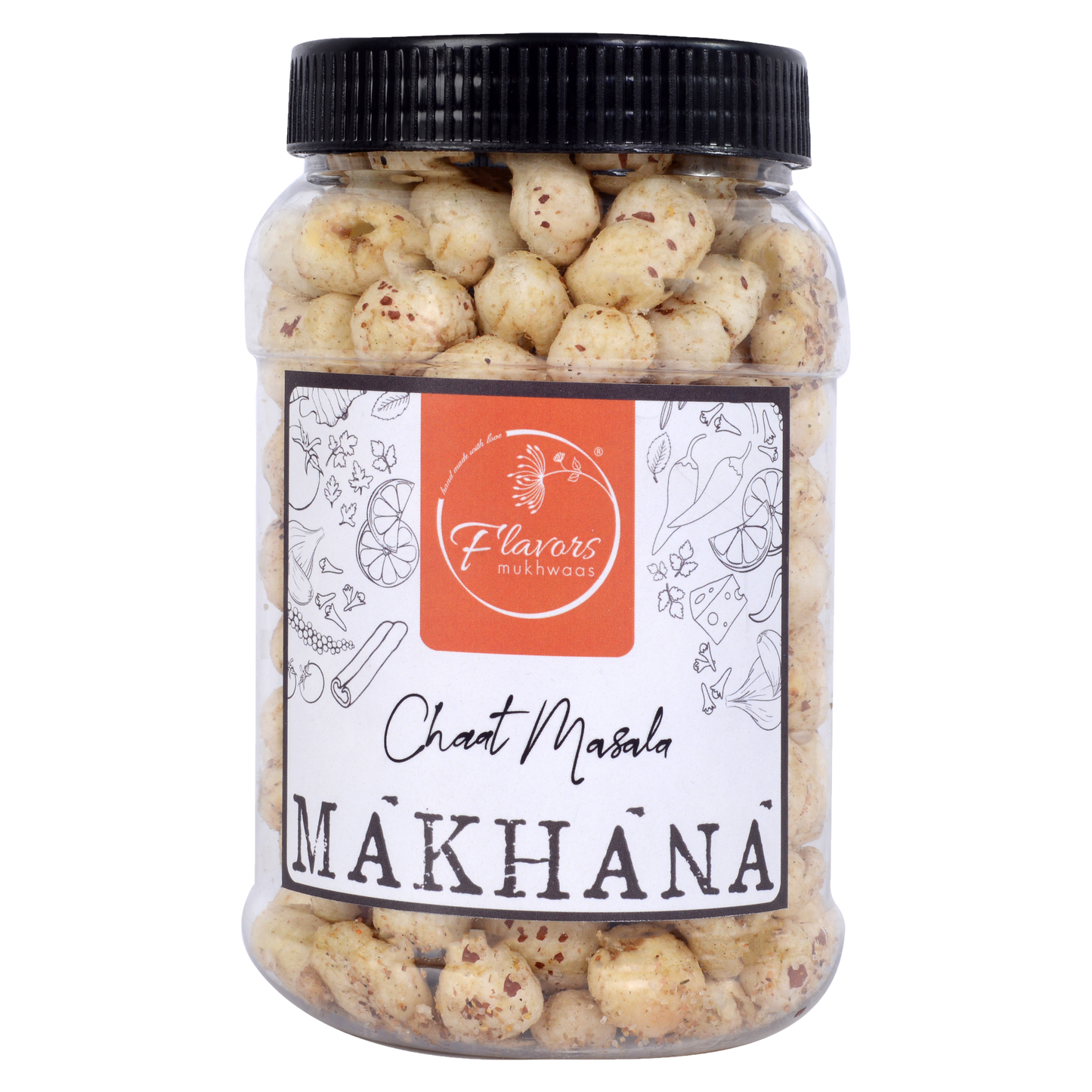 Chaat Masala Makhana (Fox Nuts) flavors mukhwaas