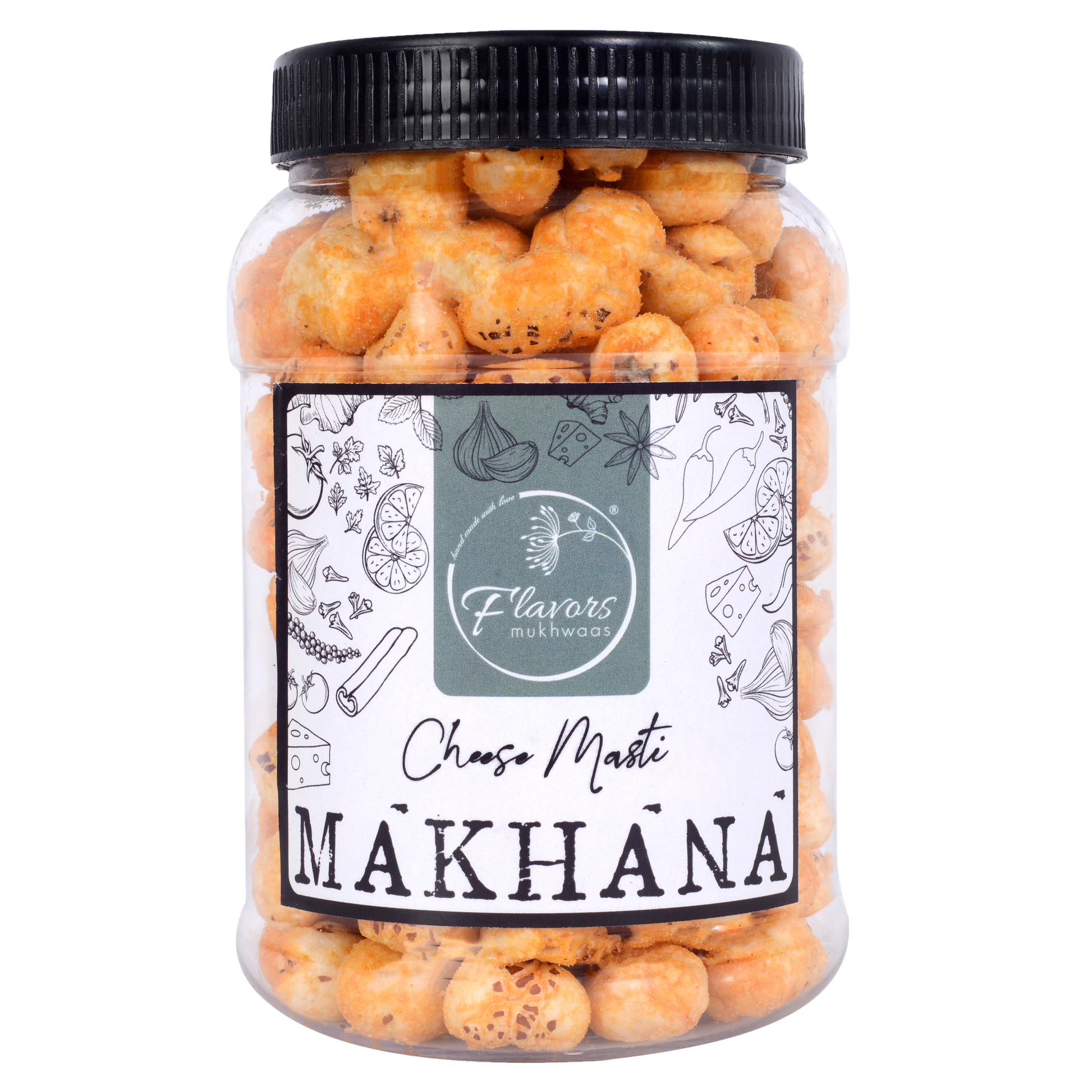 Cheese Masti Makhana (Fox Nuts) flavors mukhwaas